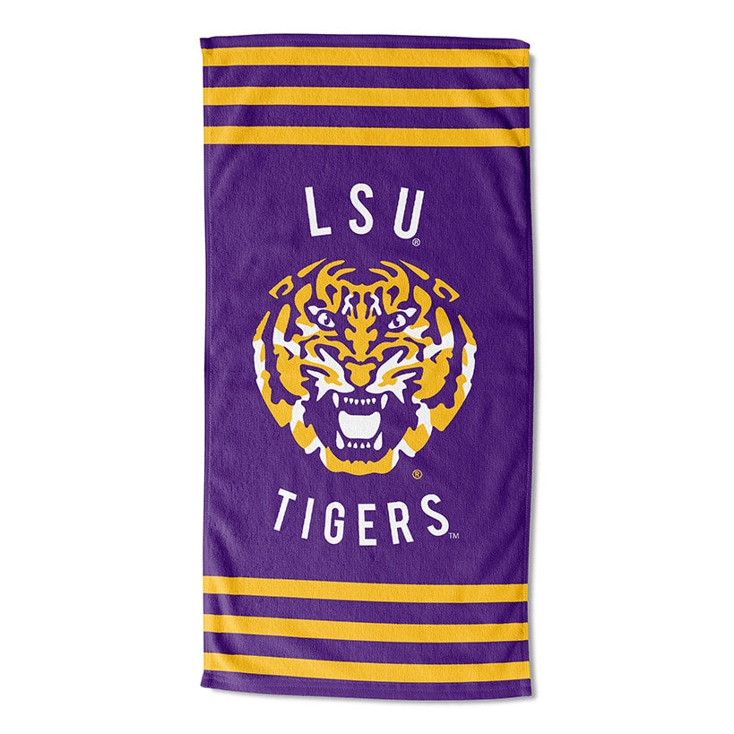 NCAA Striped Beach Towel 30"x60"