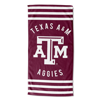NCAA Striped Beach Towel 30"x60"