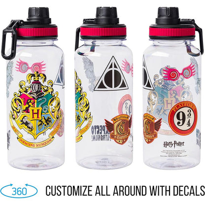 32-Oz. Twist Spout Water Bottle with Sticker Set