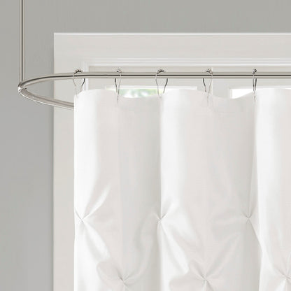 Tufted Semi-Sheer Shower Curtain - image 4