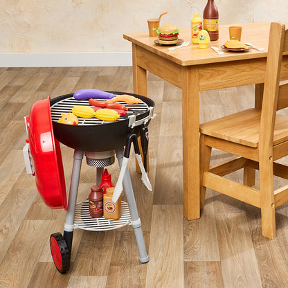 Kids' Pretend BBQ Playset - Realistic Lights and Sound Indoor/Outdoor Fun