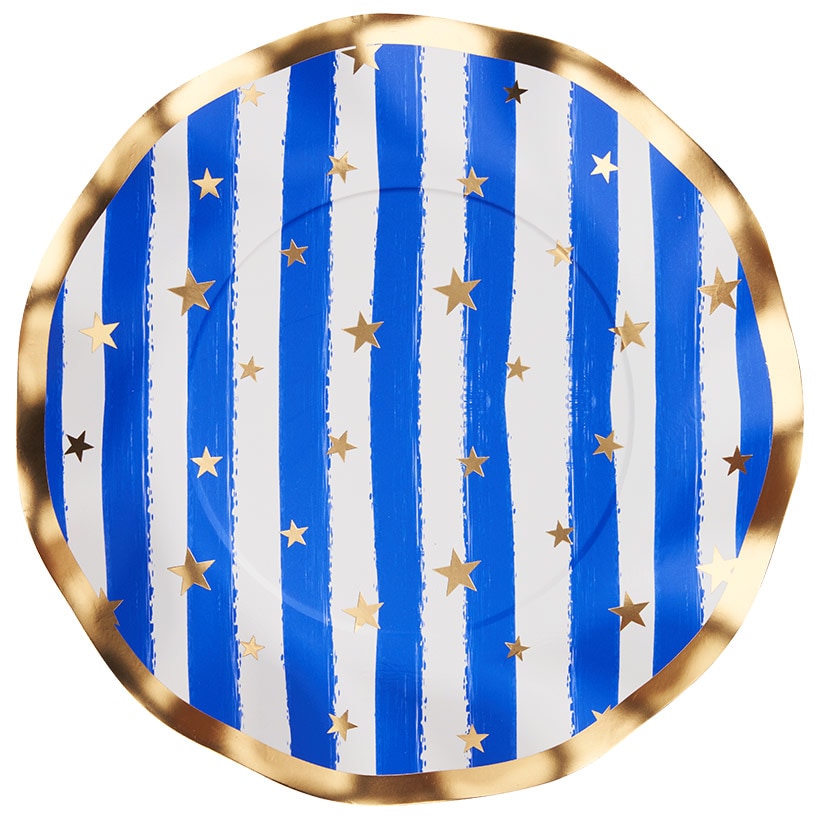 Patriotic Party Paper Dinnerware Plates and Napkins Set