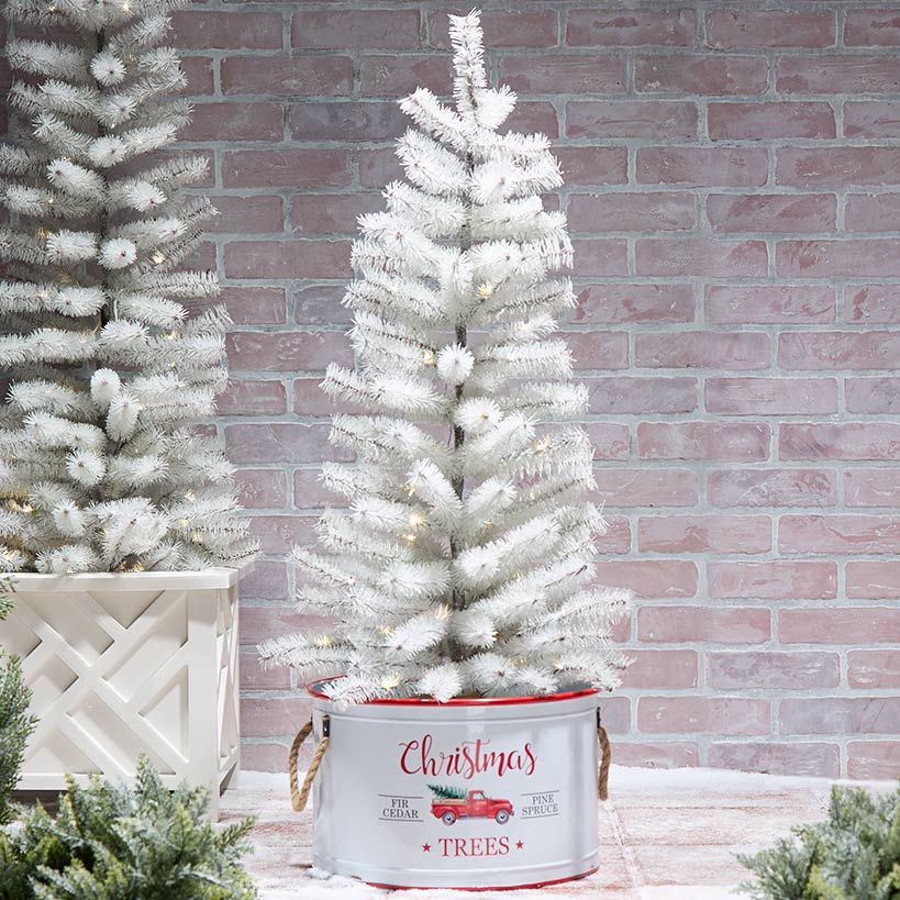 Outdoor Lighted Tinsel Tree 36 or 48 Inches#select-size_36"