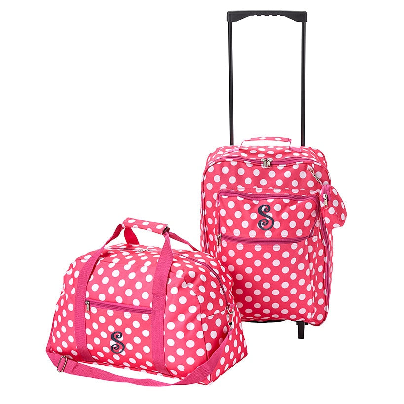 Kids' Monogram Luggage Matching Set - 3-Pc.