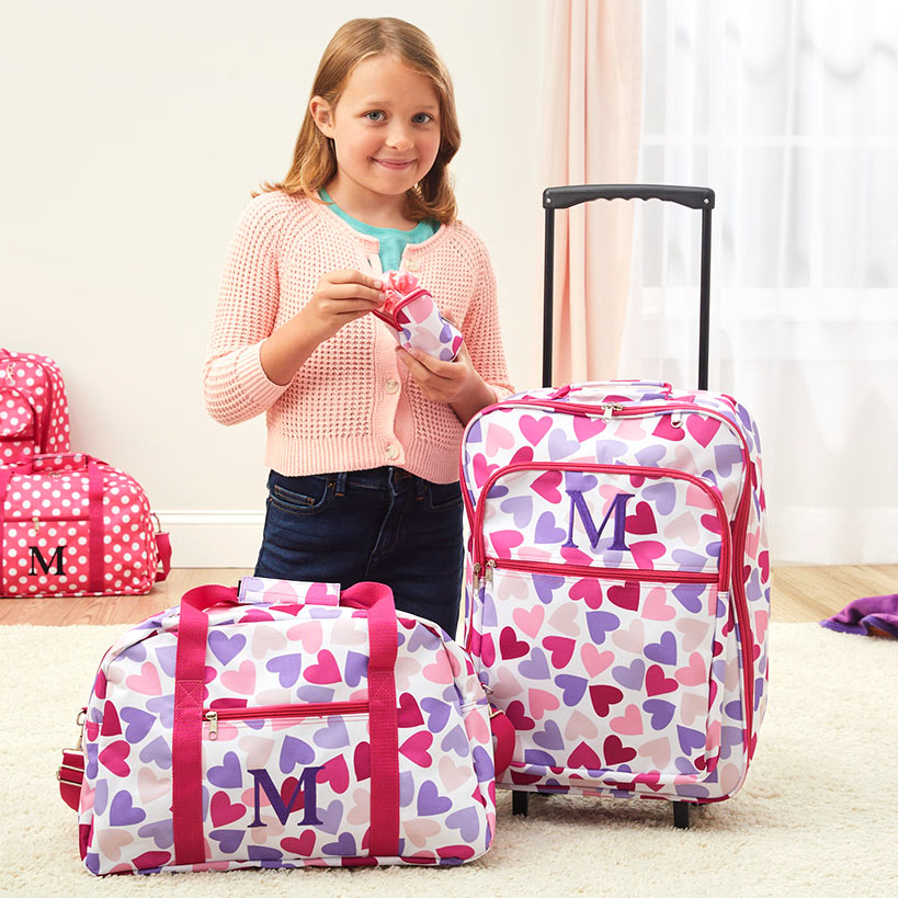 Kids' Monogram Luggage Matching Set - 3-Pc.