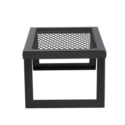 Folding Campfire Grill, Heavy Duty Steel Mesh Grate, 18" Portable Camping Grates Over Fire Pit, Camp Fire Cooking Equipment with Legs Carrying Bag, Grilling Rack for Outdoor Open Flame Cooking - image 7