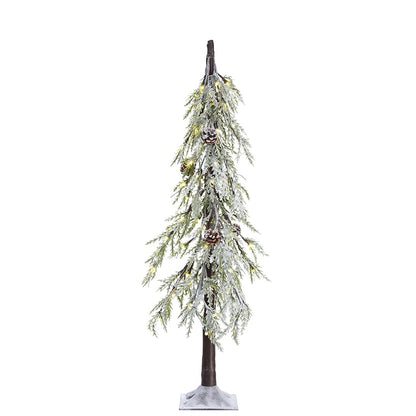 Alpine Lighted Christmas Tree