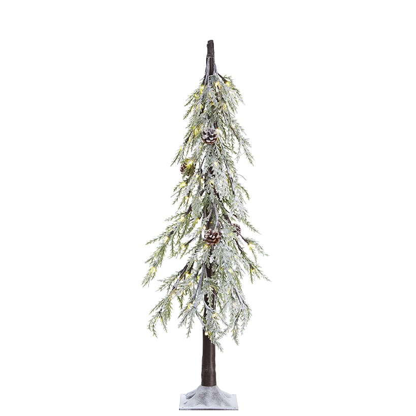Alpine Lighted Christmas Tree