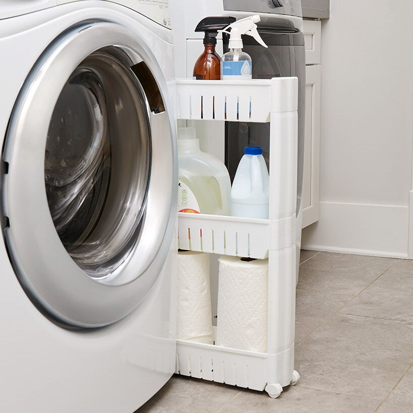 Slim Utility Kitchen Storage Cart with Wheels#select-cart_3-tier