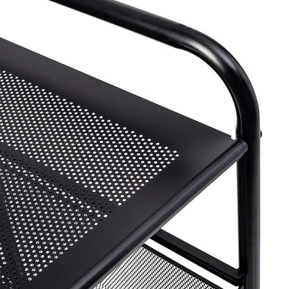 Mesh Rolling Storage Cart 4-Drawer