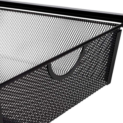 Mesh Rolling Storage Cart 4-Drawer