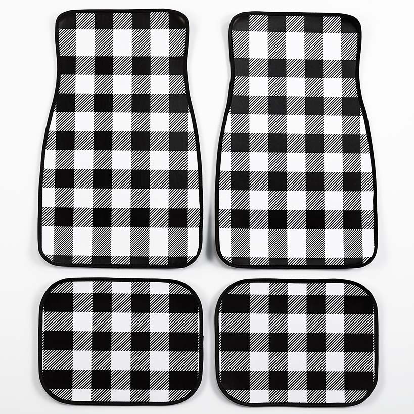 4-Pc. Monogram Plaid Car Mat Sets#select-letter-or-plain_plain