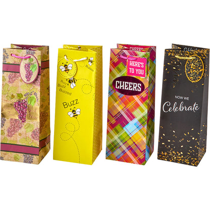 Wine Gift Bag Set - 4-Pk.