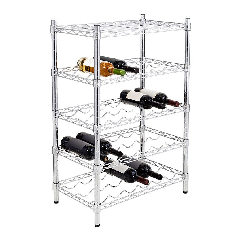 Wine Rack 24 Bottle 4-Tier