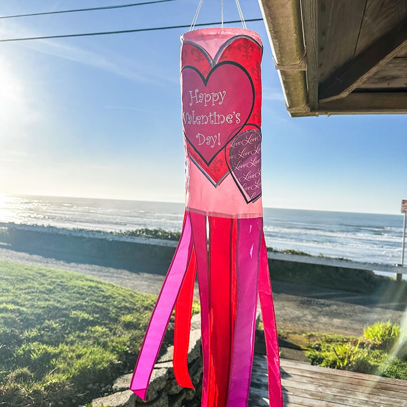 40 inch Valentine's Day Windsock – Festive Outdoor Decor