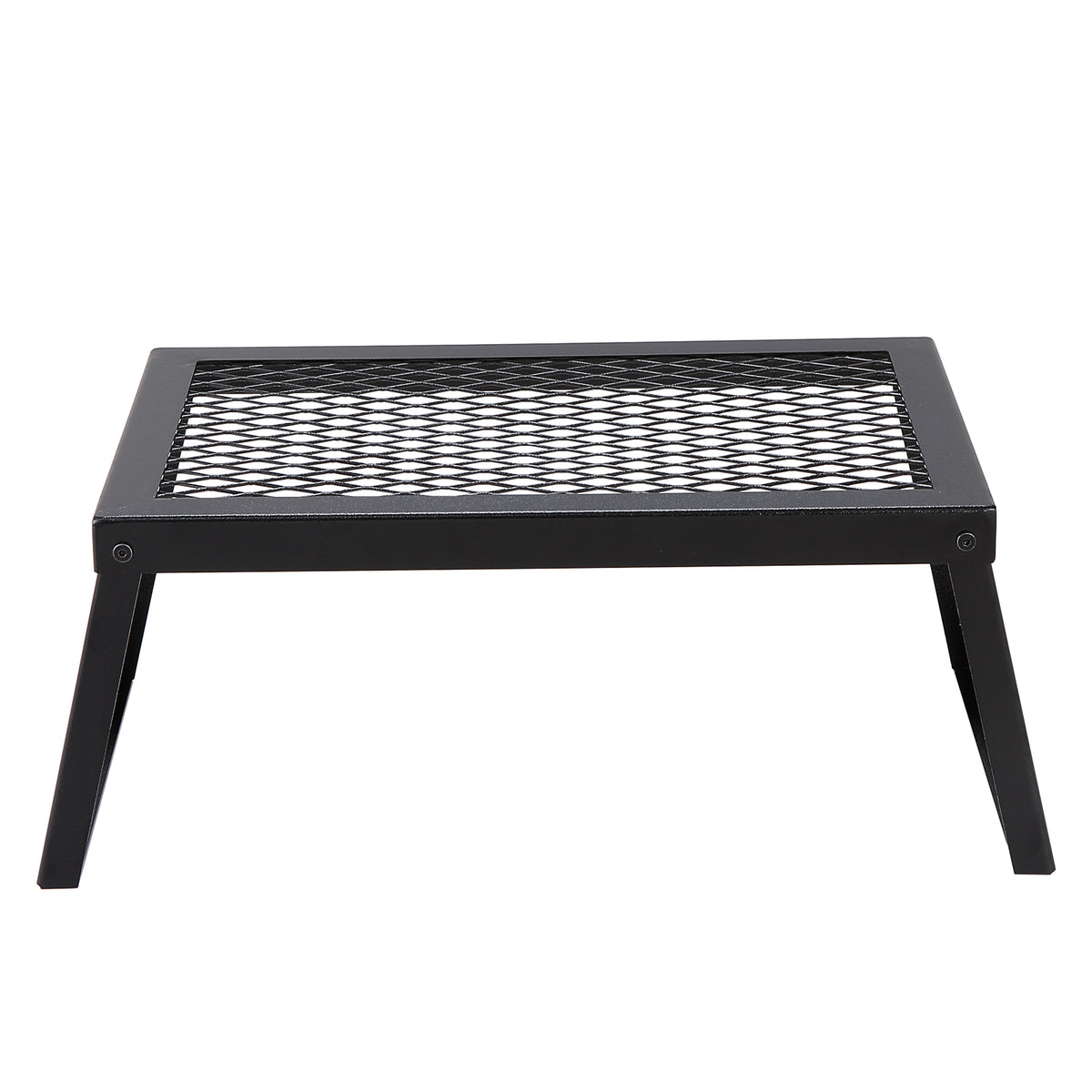 Folding Campfire Grill, Heavy Duty Steel Mesh Grate, 18" Portable Camping Grates Over Fire Pit, Camp Fire Cooking Equipment with Legs Carrying Bag, Grilling Rack for Outdoor Open Flame Cooking - image 4