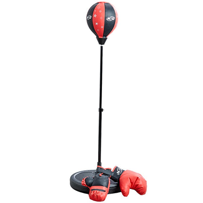 Standing Punching Bag Set for Kids - Adjustable Height and Rebound