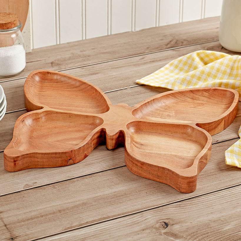 4-Section Dolly Parton Butterfly Platter