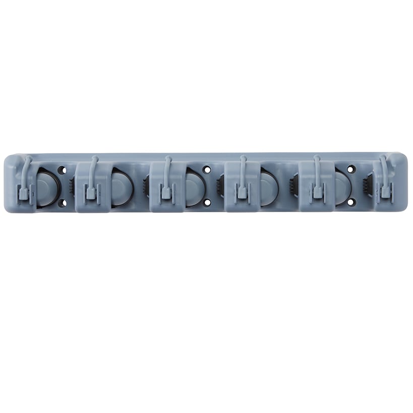 5-Slot Mop & Broom Wall Organizer