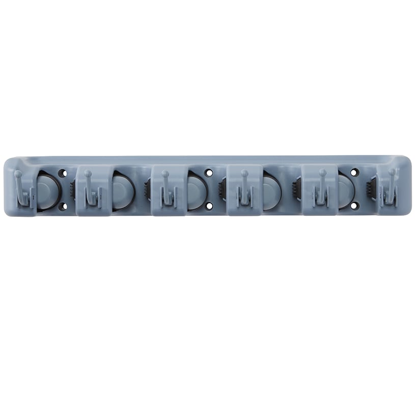5-Slot Mop & Broom Wall Organizer