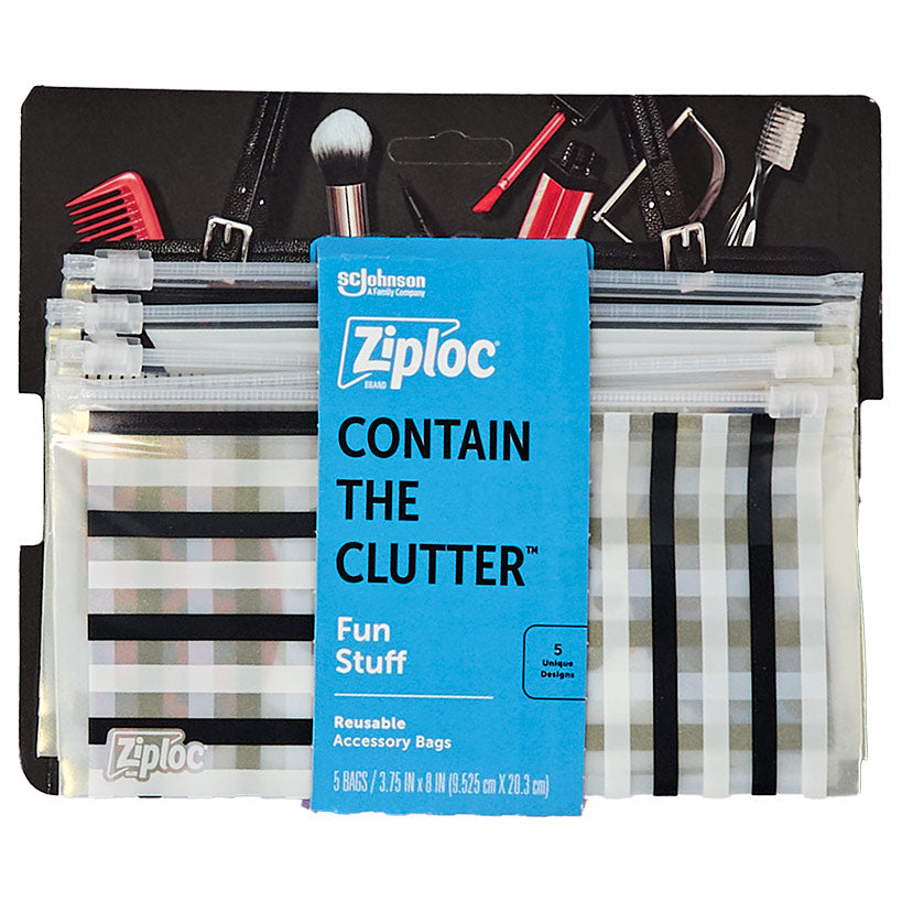 Contain the Clutter Ziploc Bags - Set of 5