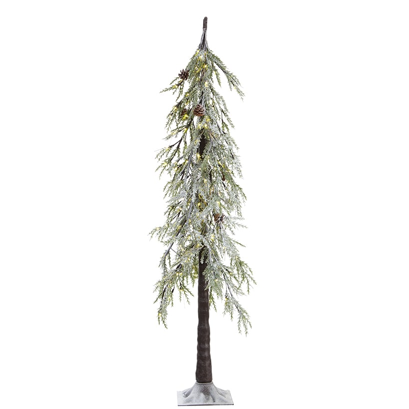 Alpine Lighted Christmas Tree