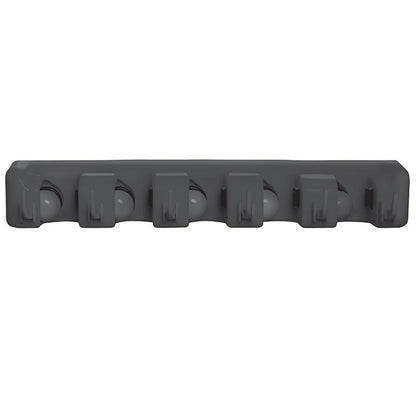 5-Slot Mop and Broom Wall Organizer