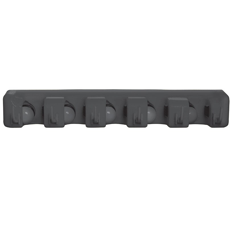 5-Slot Mop and Broom Wall Organizer