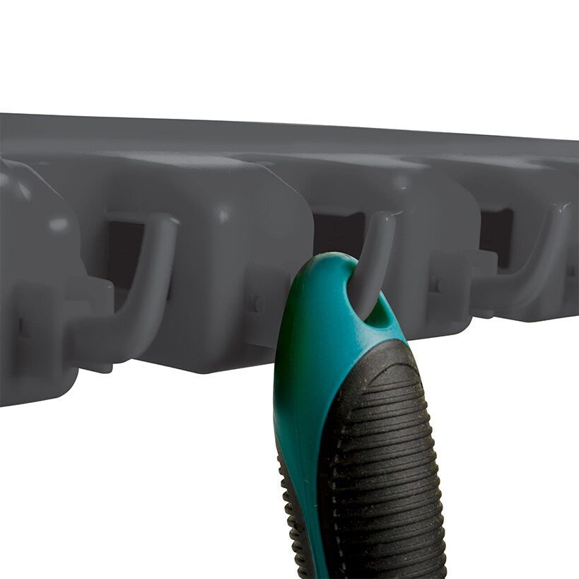 5-Slot Mop and Broom Wall Organizer