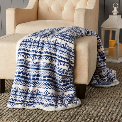 50" x 60" Sherpa Printed Throws