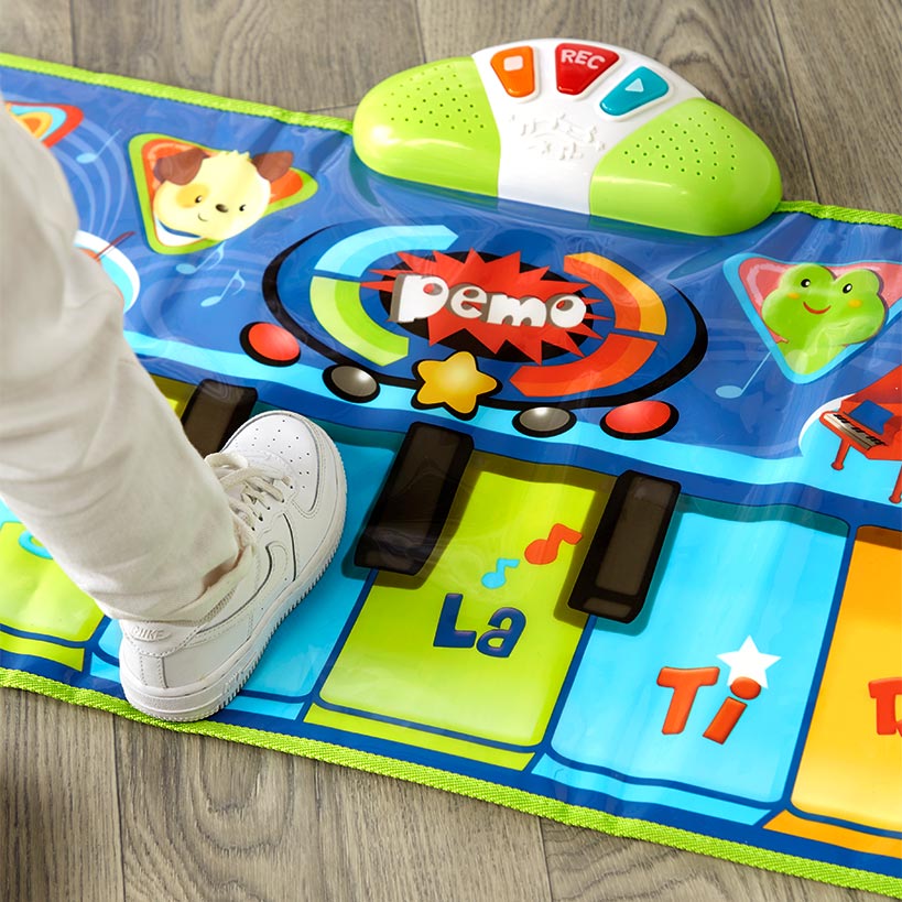 Step-to-Play Junior Piano Mat™-Musical Toy with Lights and Sounds