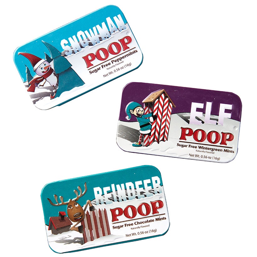 Mint Tins Novelty Christmas Design Set of 3