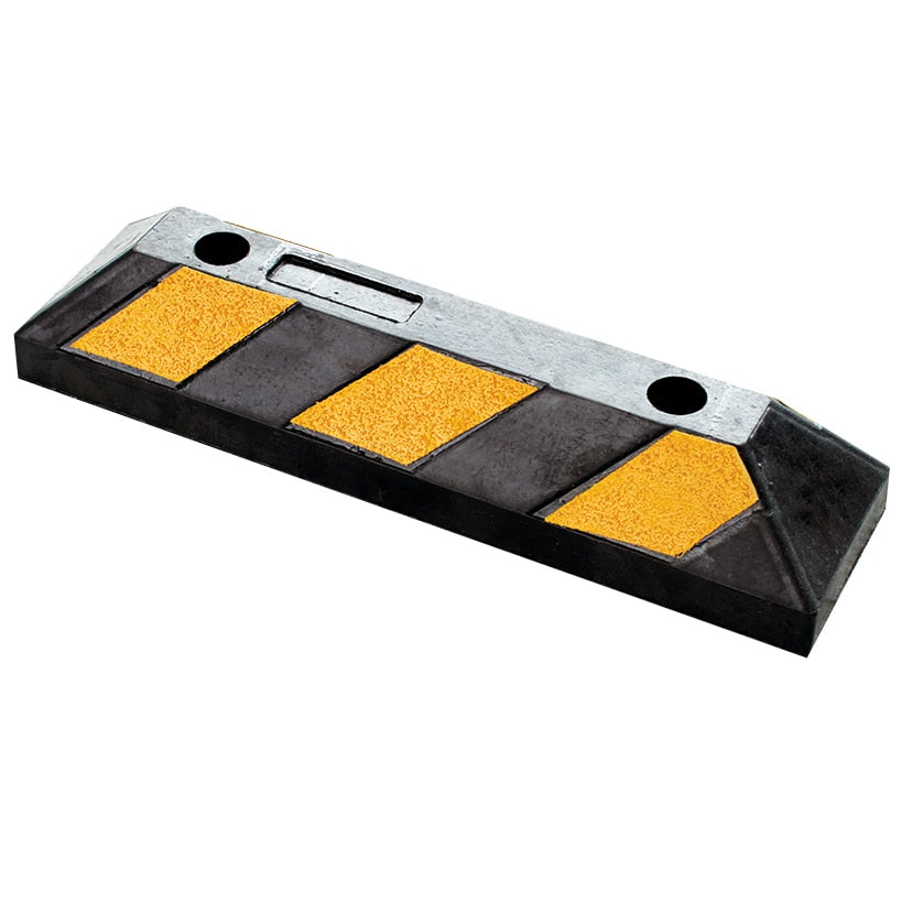 Heavy Duty Rubber Wheel Stopper - Perfect Parking Curb Block