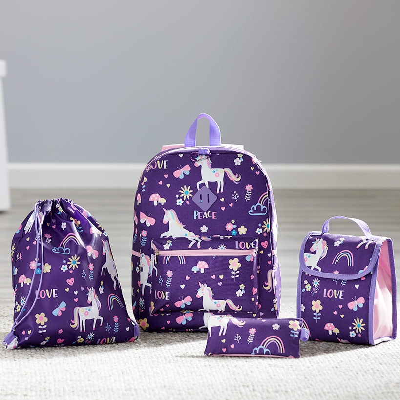 All-Over Printed 5-Pc. Backpack Value Sets