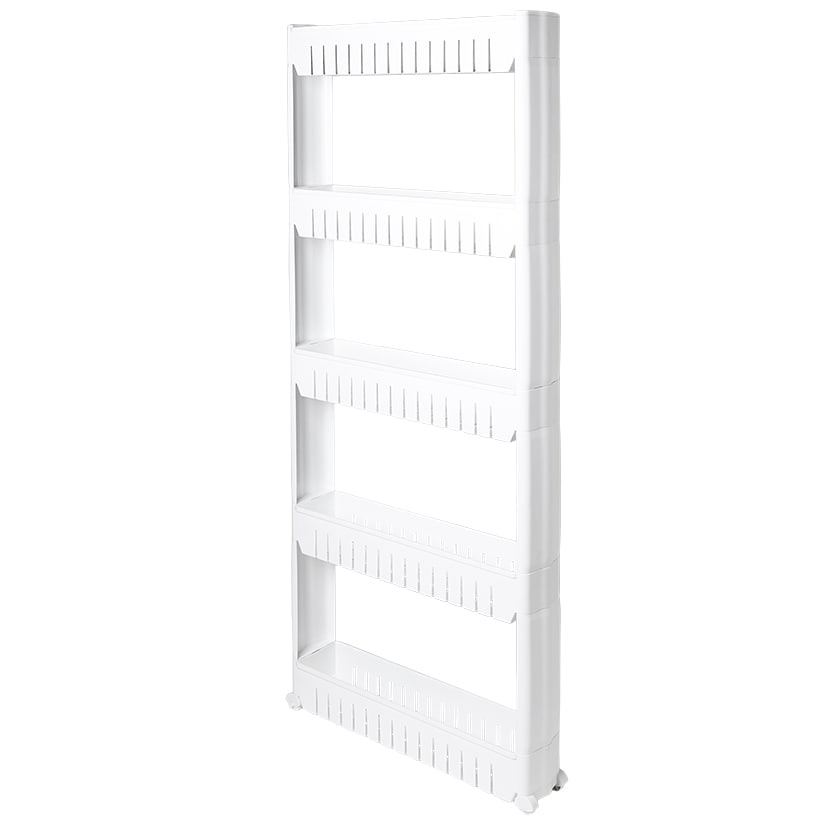 Slim Utility Kitchen Storage Cart with Wheels