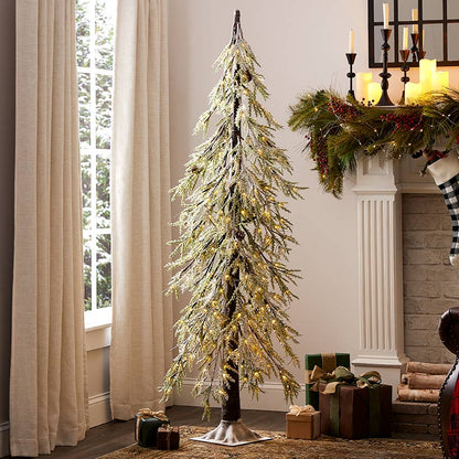 Alpine Lighted Christmas Tree