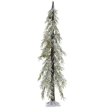 Alpine Lighted Christmas Tree