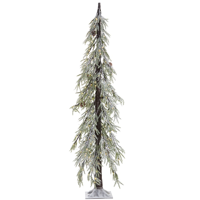 Alpine Lighted Christmas Tree