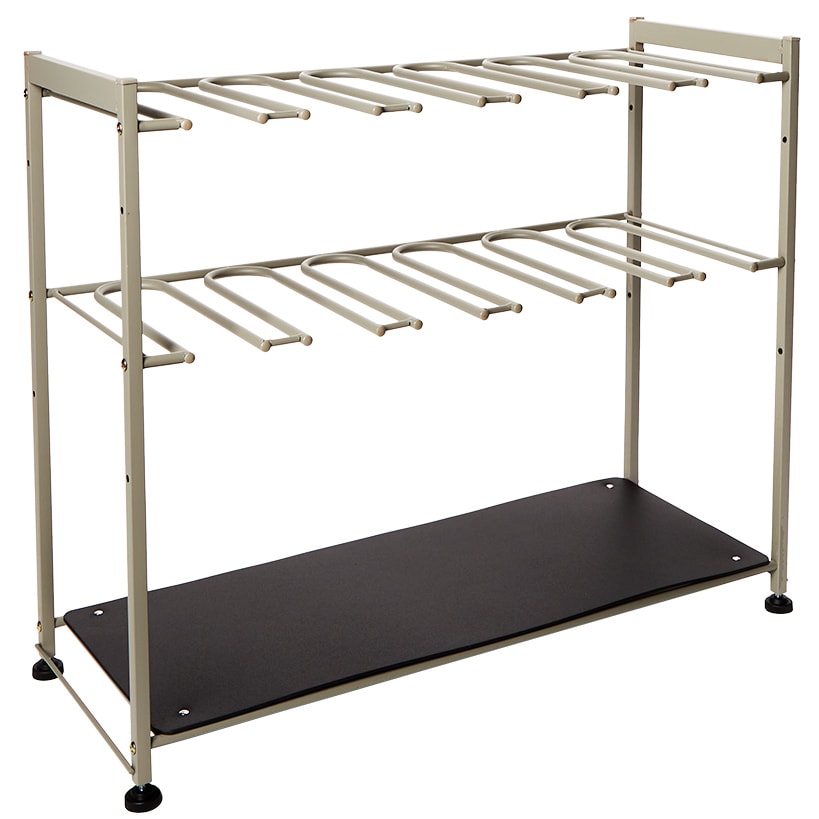 Honey Can Do Tall Metal Boot Rack Organizer - Holds 6 Pairs