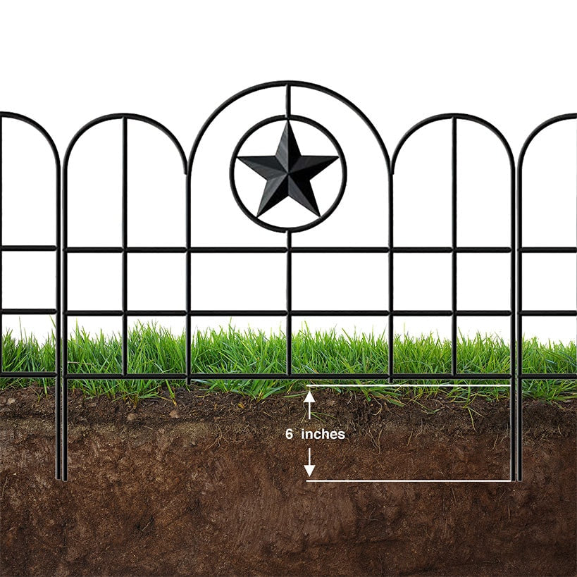 6-Pc. Garden Edge with Star