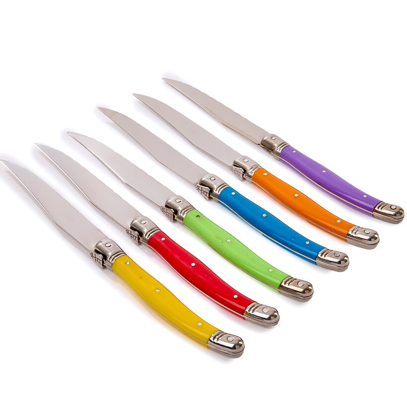 Steak Knife Set in Multicolor - 6-Pc.