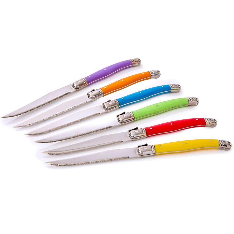 Steak Knife Set in Multicolor - 6-Pc.