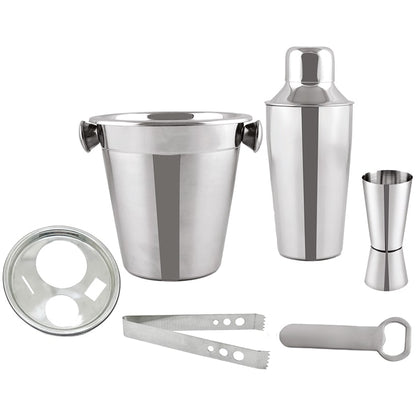 Bar Set Stainless Steel 6-Pc.