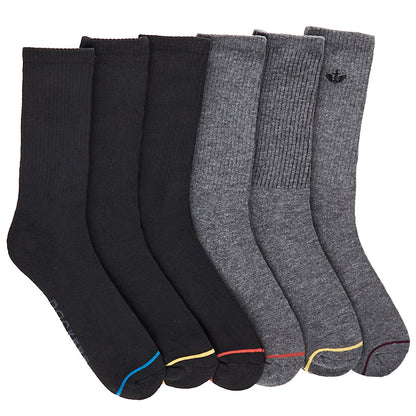 6-Pk. Men's Dockers Cushion Crew Socks