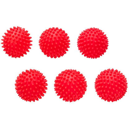 Aromatic Rose Scented Dryer Balls for Laundry Freshness Quick Dry Time 6 Pk