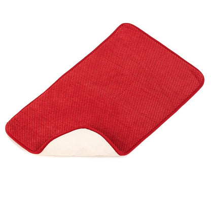 Memory Foam Beige Kitchen Rug