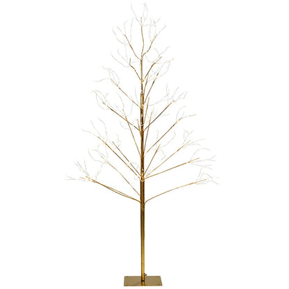 Golden Lighted LED Tree