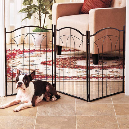 Classic Metal Arch or Wooden Pet Gates