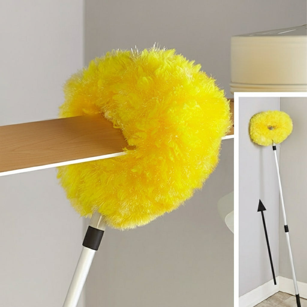Extendable Ceiling Fan Duster Reach High Spots 36'' to 58'' Adjustable