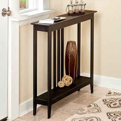 Narrow Entryway Wood Console Accent Table - 32"H